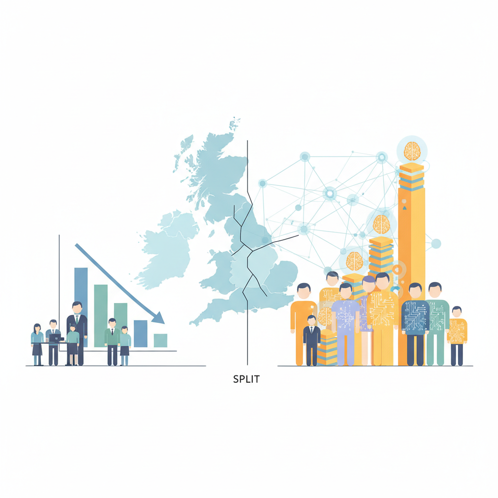UK Job Market Splits as AI Demand Surges