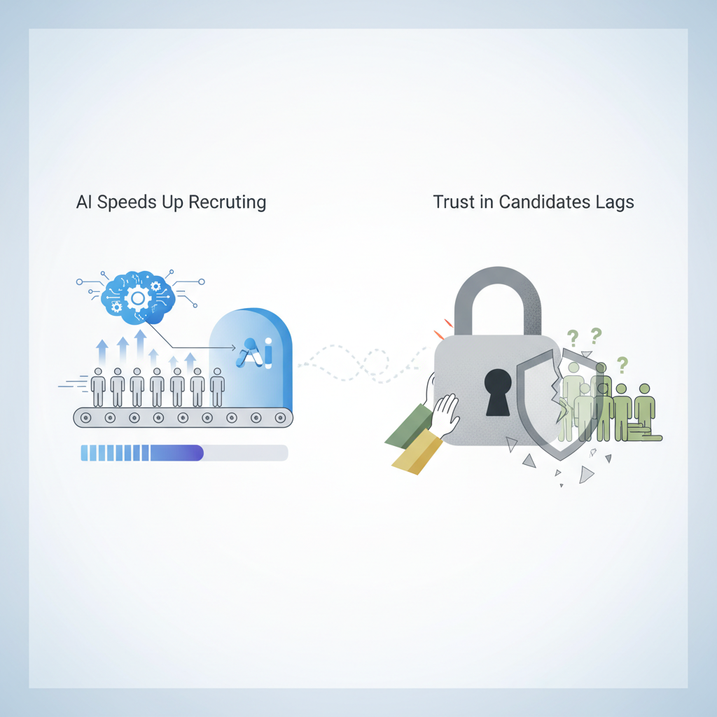 AI Speeds Up Recruiting—But Trust in Candidates Lags