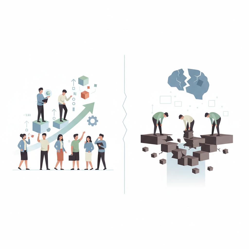 When AI Is Removed, Junior Professionals Lose the Most