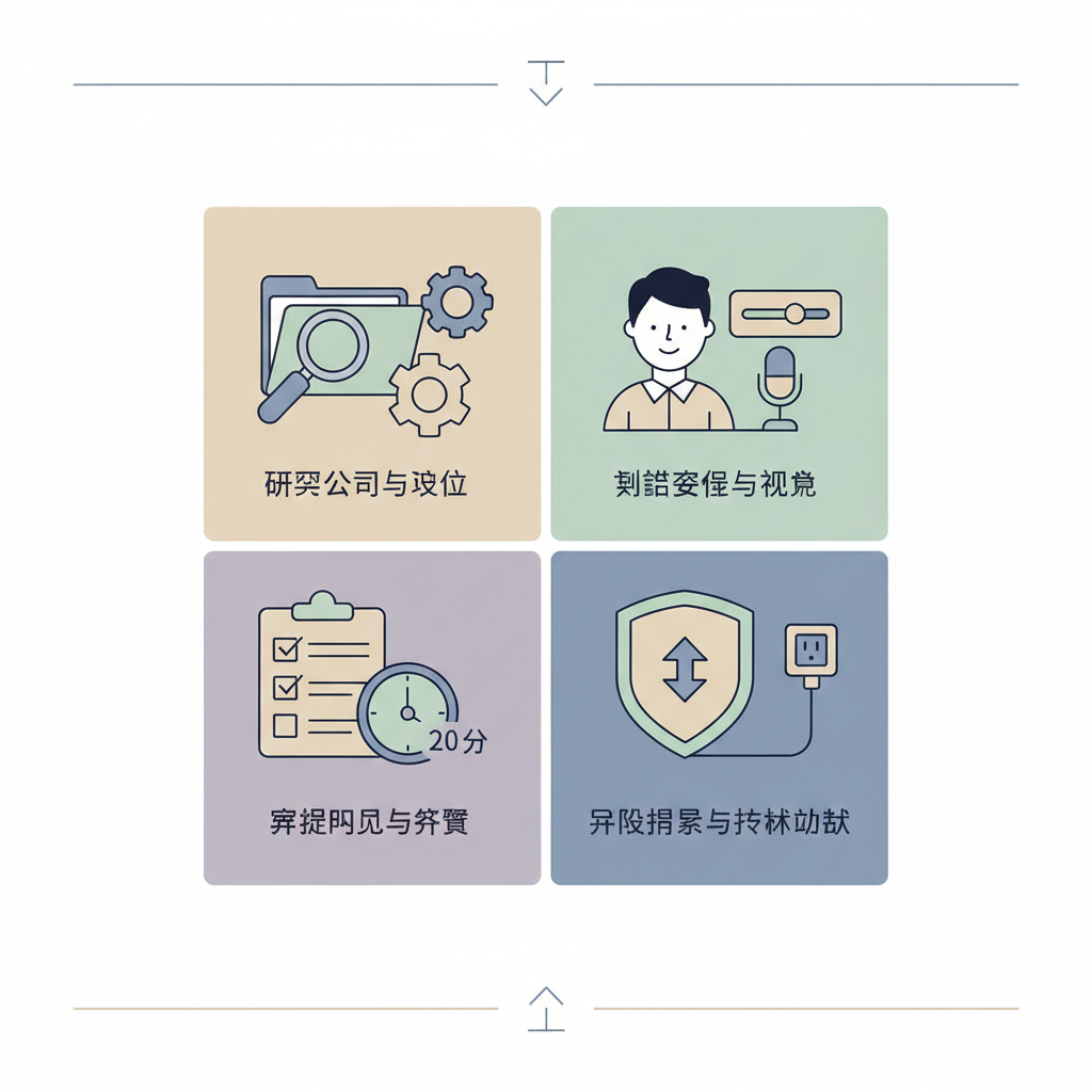 视频面试前20分钟准备清单:加分与避坑